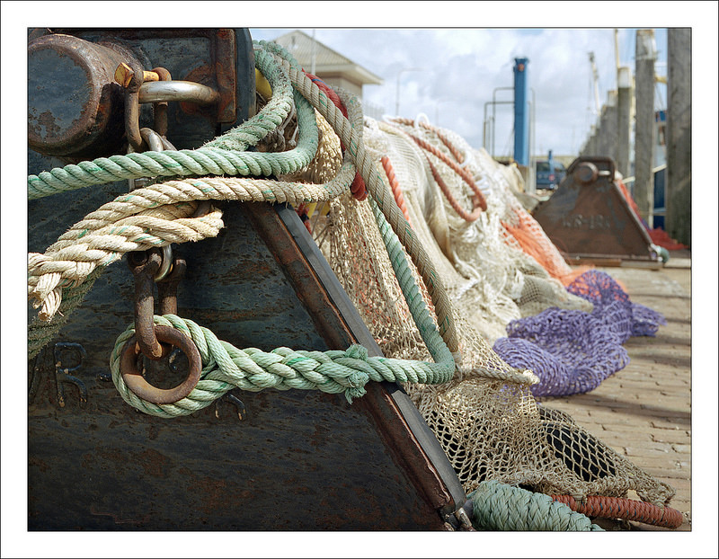 Ropes and fishing nets