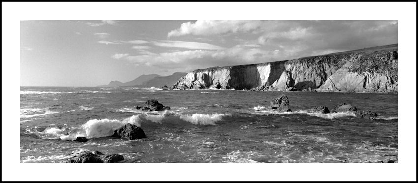RUSHING WAVES OFF ACHILL ISLAND
