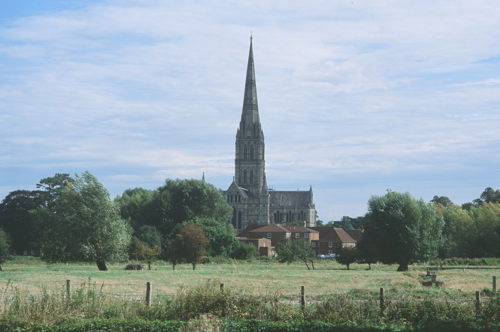 Salisbury #4B Cathedral from Meadows