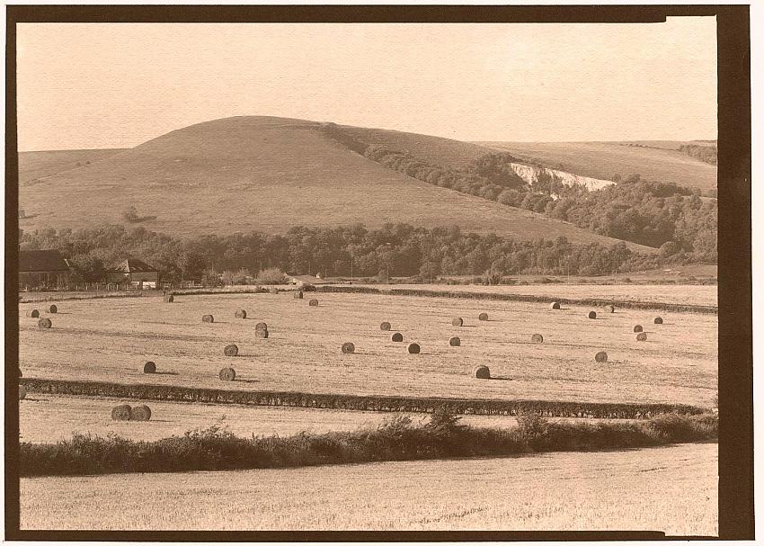 Salt Print  -  Towards Mount Caburn