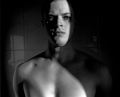 self-portrait in bathroom #1