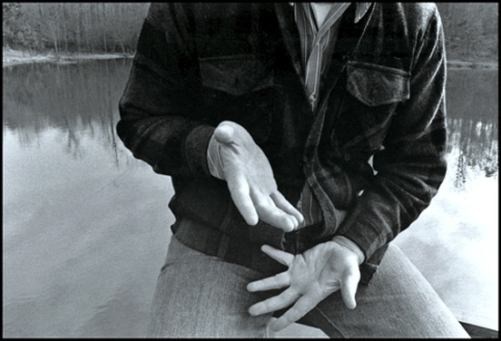 Self Portrait: Sitting on Dock