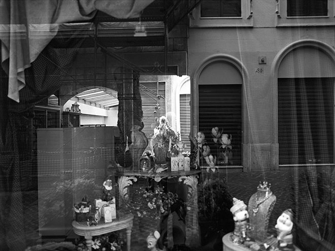 self portrait with gnomes and bambi