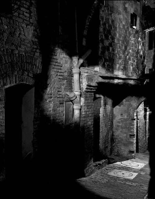 Siena at nighttime