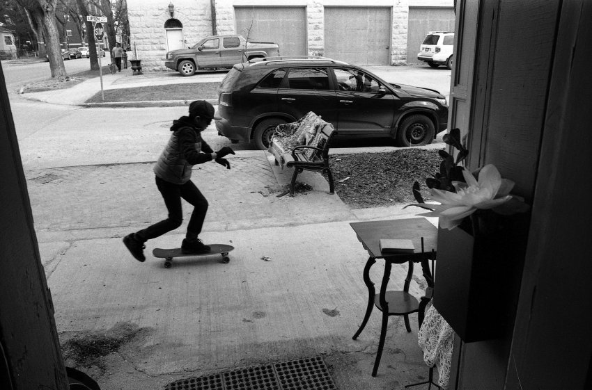 Skateboard Past The Metaphysical Moon