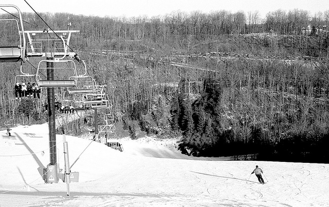 Skiing Larrys Line