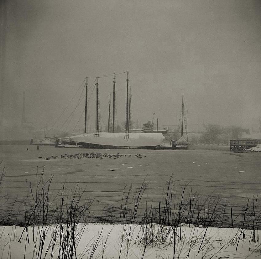 Snow &amp; Iced in Schooner