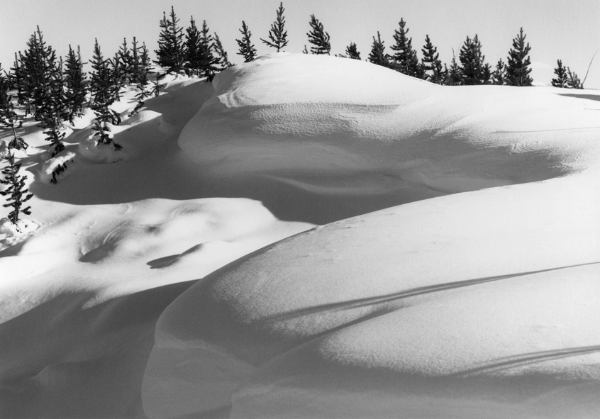 snow drifts