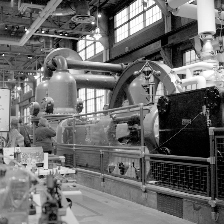 Snow Steam Pump Works water pump