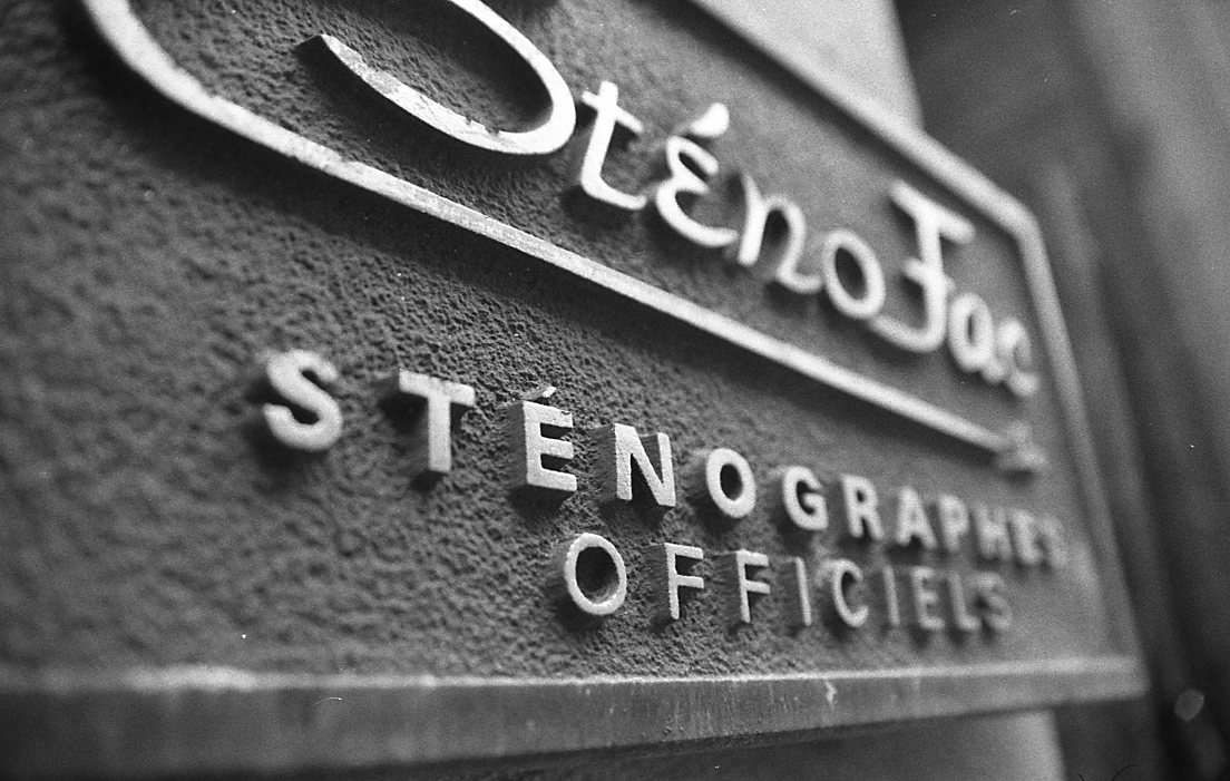 "Sténographe"