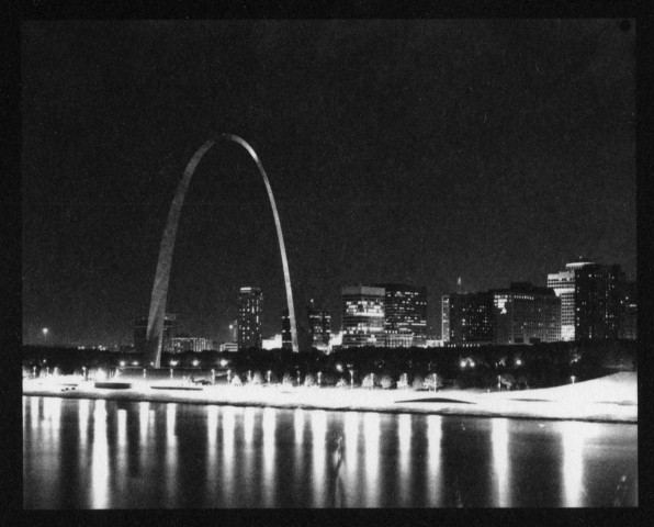 St. Louis Arch at Night