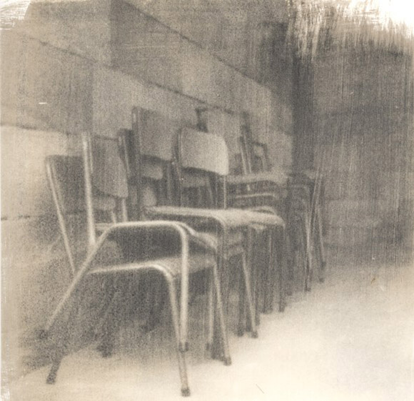 Stacked chairs