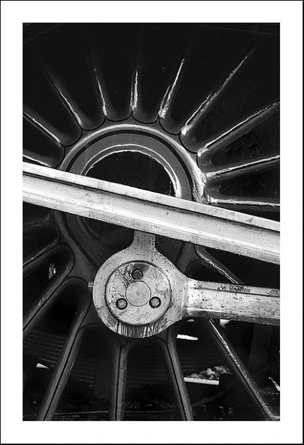 Steam train abstract