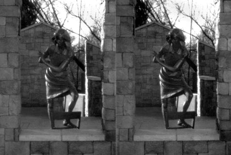 Stereo Pinhole Experiment #2 - Anne Frank