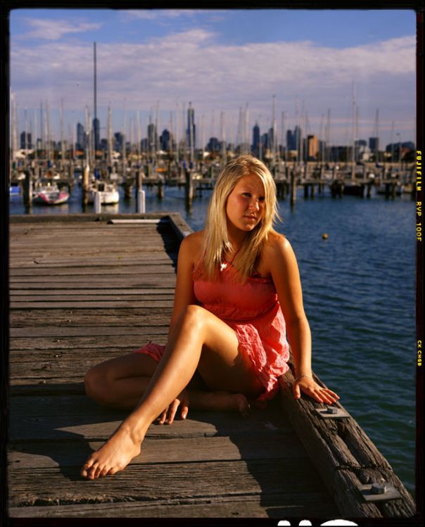 Stine on St Kilda Pier Melbourne