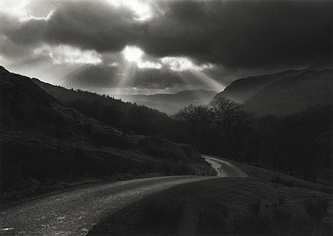 Sunburst and Twisting Road