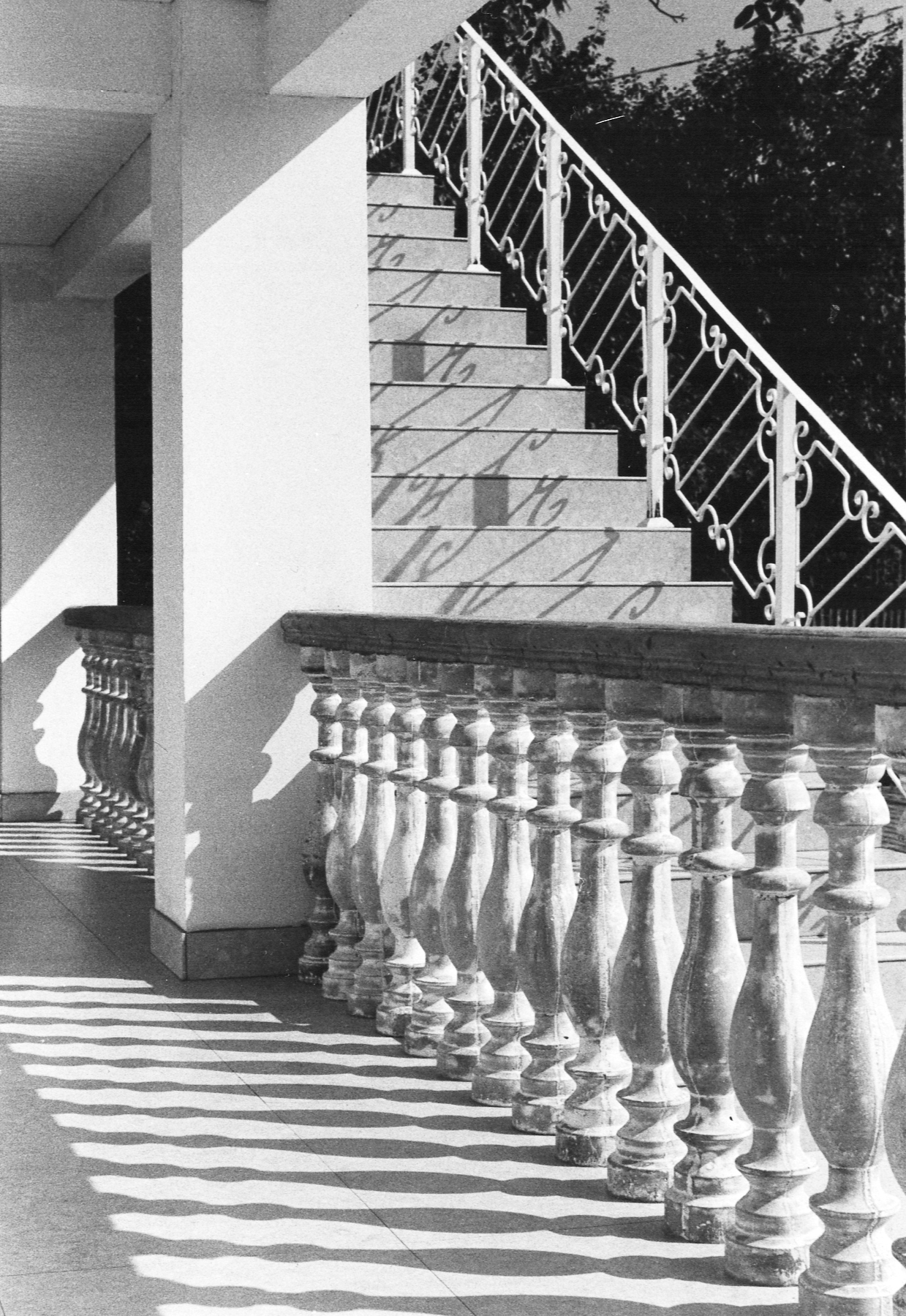 Sunlit veranda
