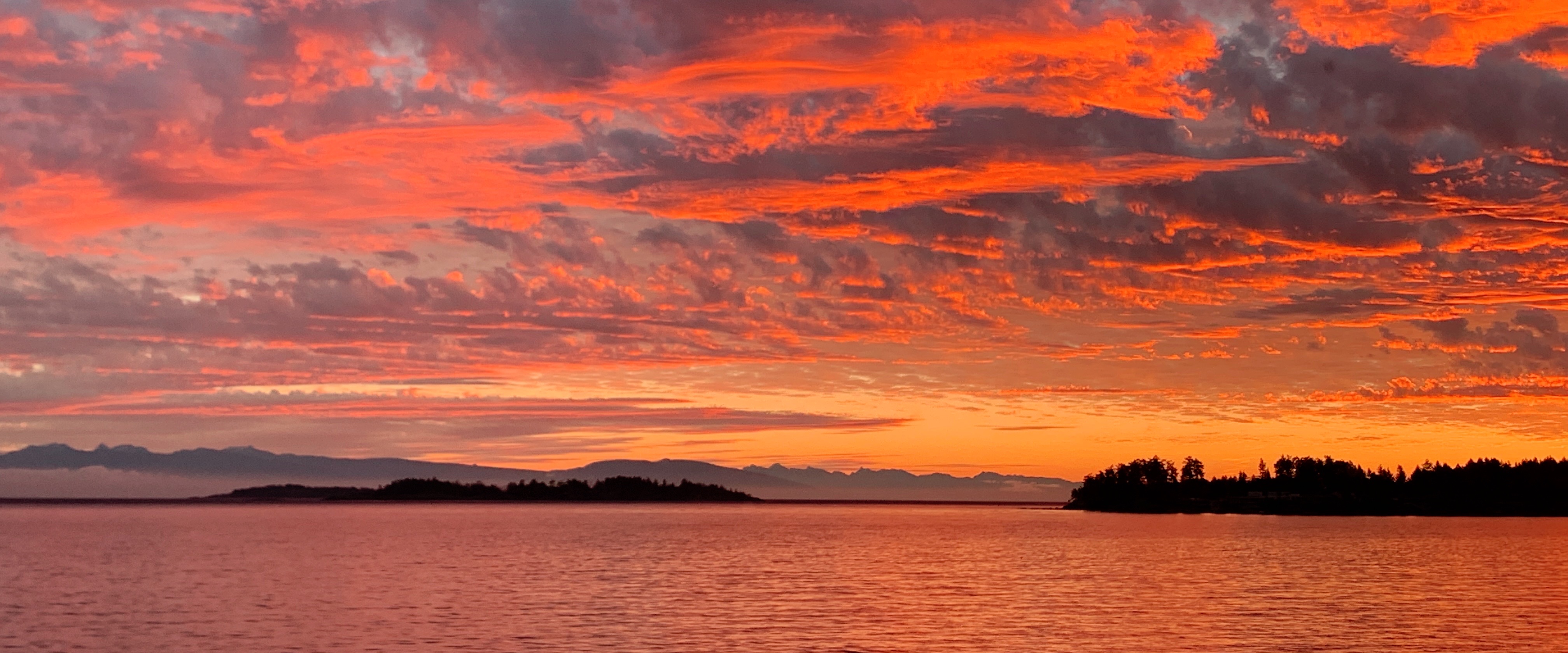 Sunrise Rathtrevor Beach British Columbia