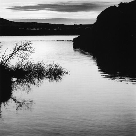 Sunset; Lake Myvatin,