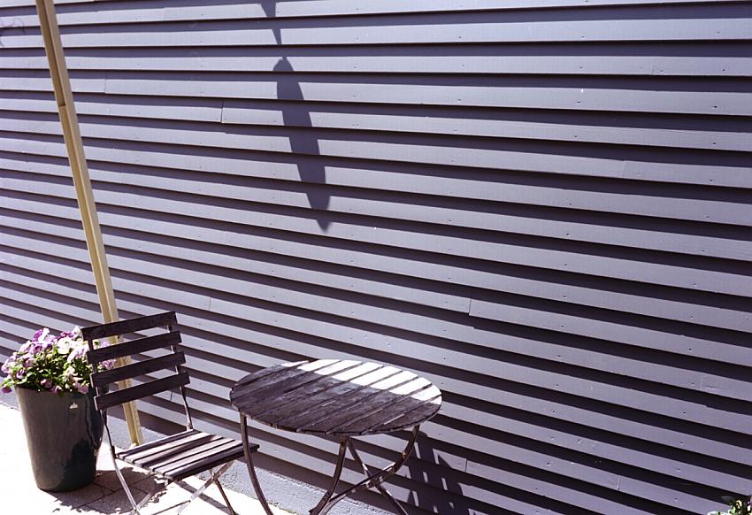Table and wall