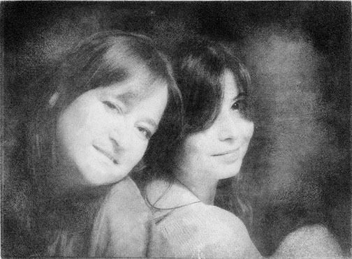 Tara and Jay - bromoil