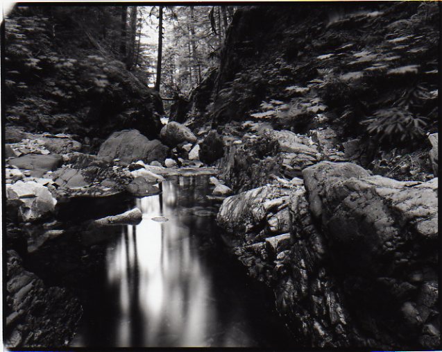 test Pool and Reflections (Minette Creek, Kitimat Valley