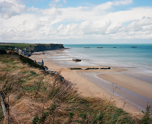 The Artificial Port of Arromanches
