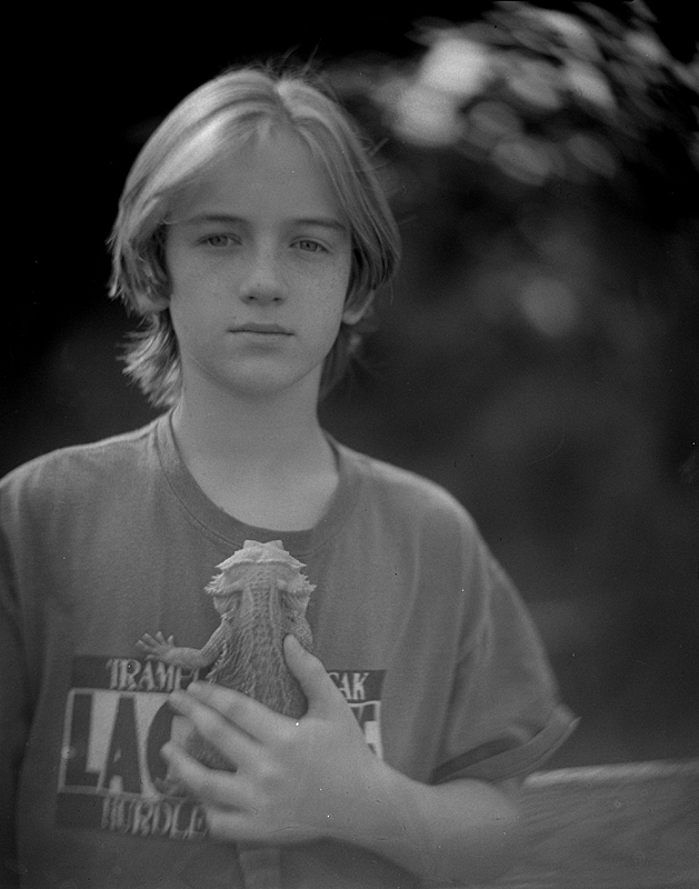 The boy and his dragon...
