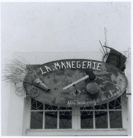 The completed sign is in place