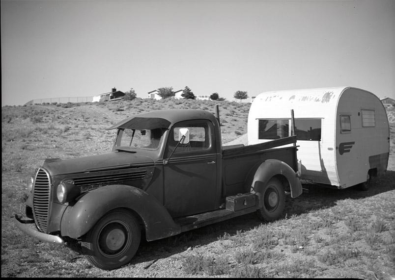 The kids bought a 1957 Aljo Trailer to restore