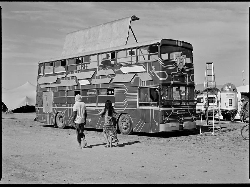 The Ledhedz bus. Afrika Burn 2014
