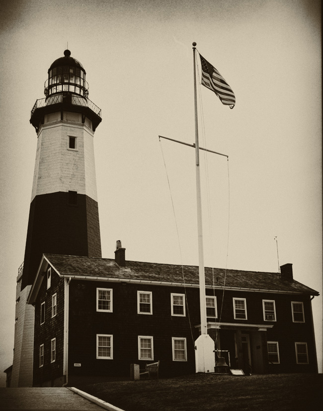 The Lighthouse at Montauk Point, N.Y.