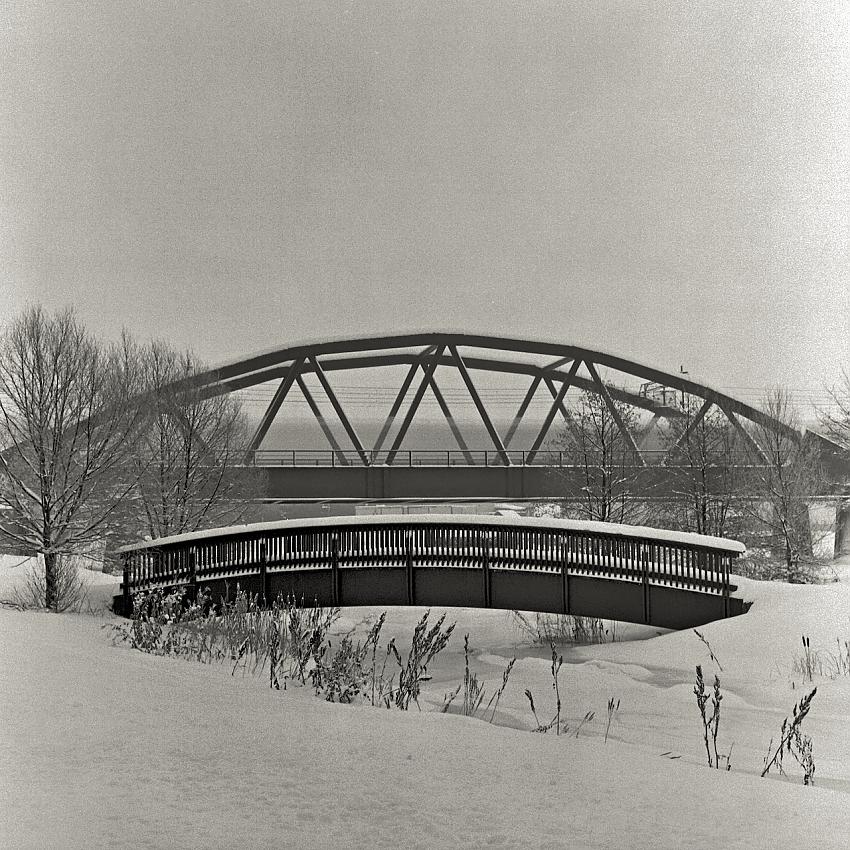 The Railway bridge #2: Two bridges