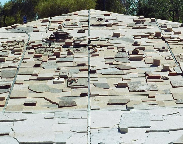 The Sculpture--"The Tilted Landscape"
