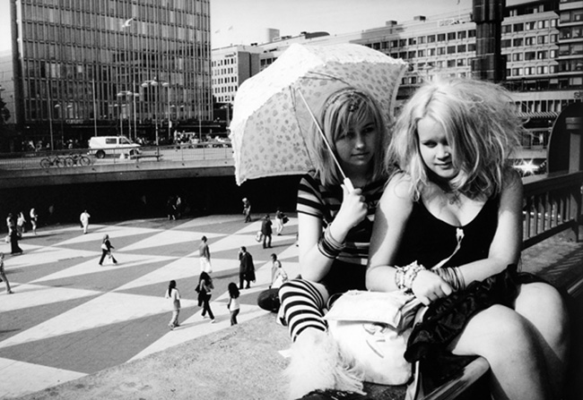 the white umbrella