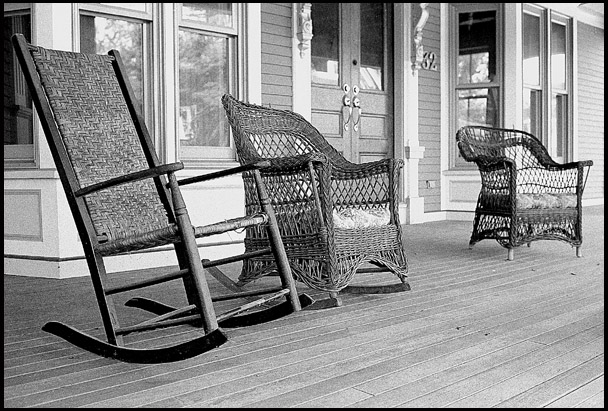 Three Old Chairs