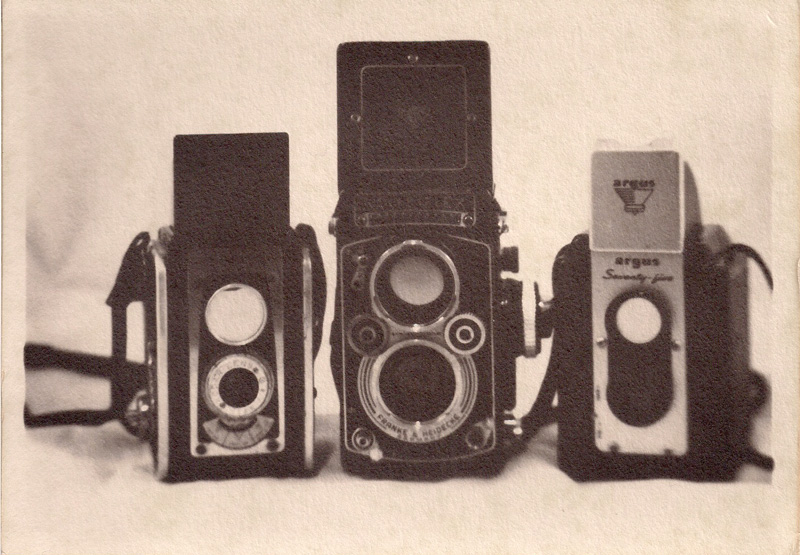 Three TLR's - Caffenol Print