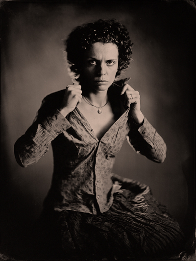 [tintype] Woman Portrait