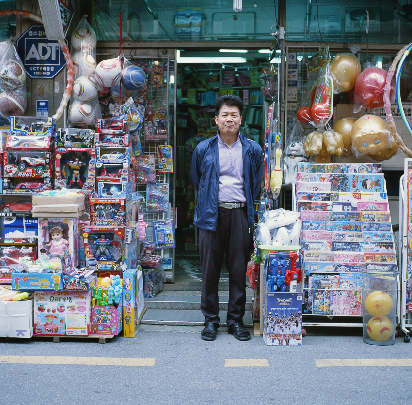 Toy store owner