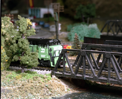 Train at bridge