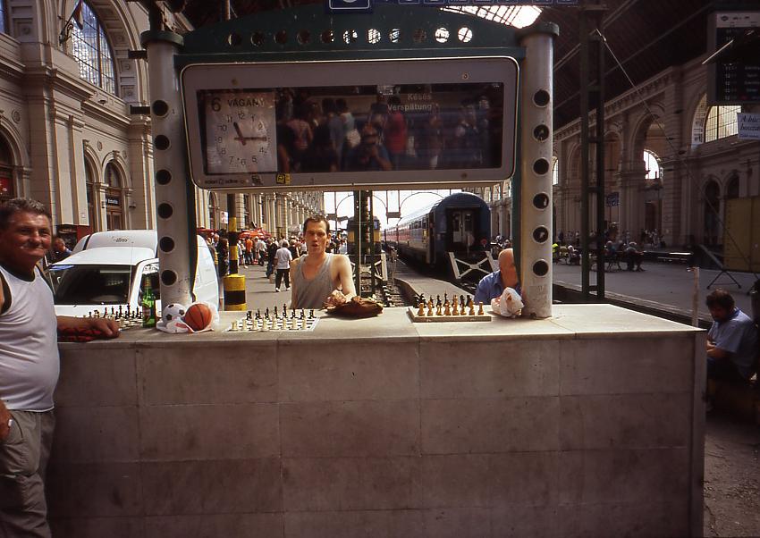Train Station Chess Match