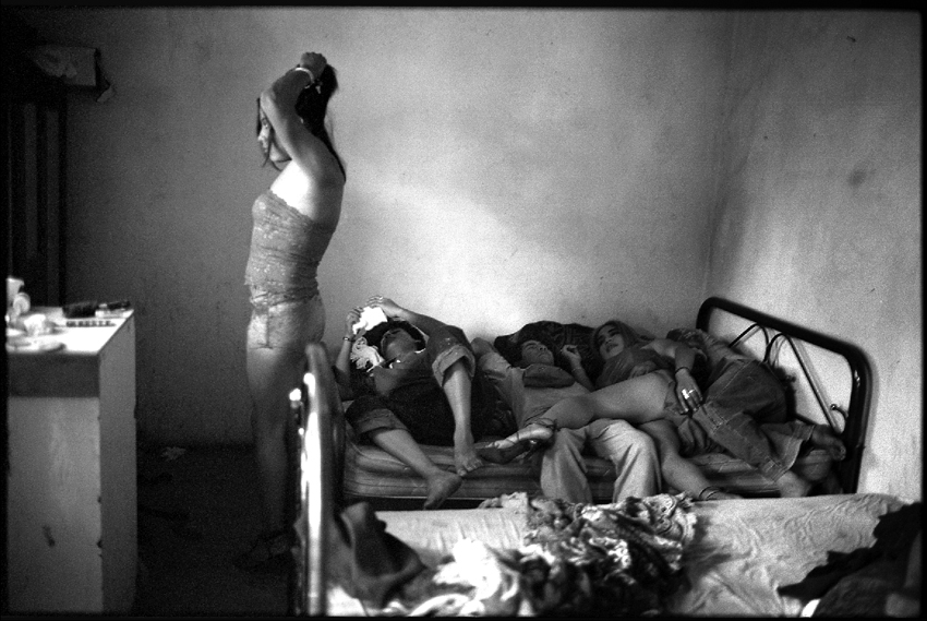 Transvestite's dressing room