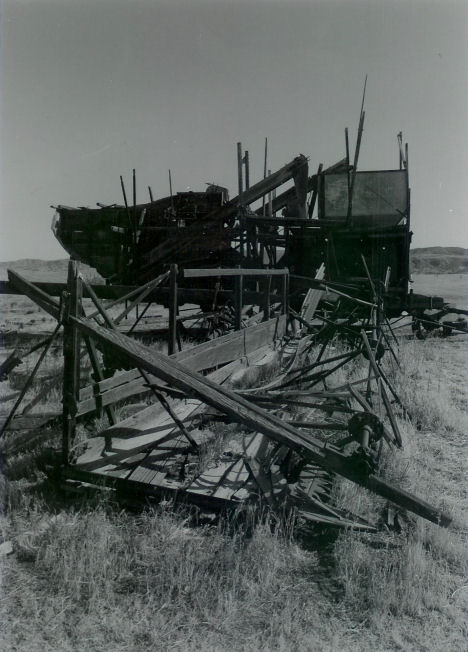 Traver Ranch, Turn Of Century Combine Left To Rot With Time