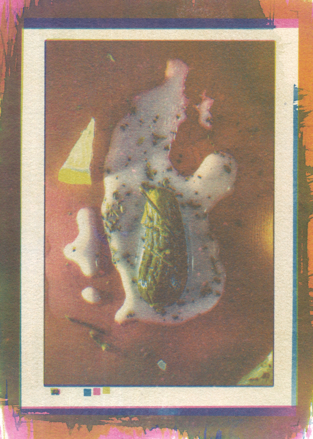 Tri-color cyanotype