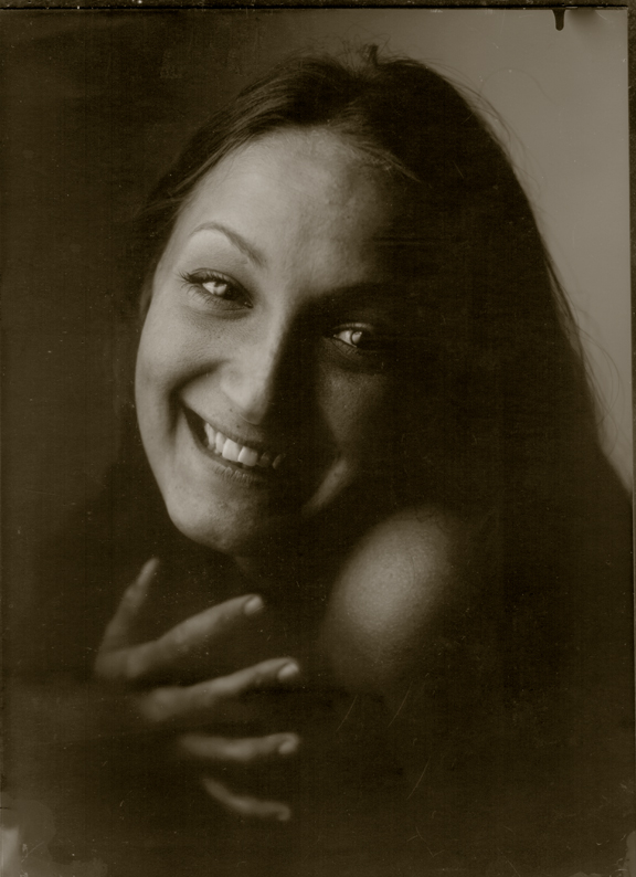 trine smiling