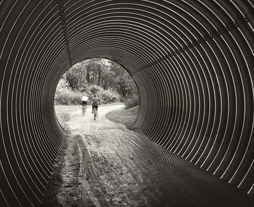 Tunnel and Bicyclists
