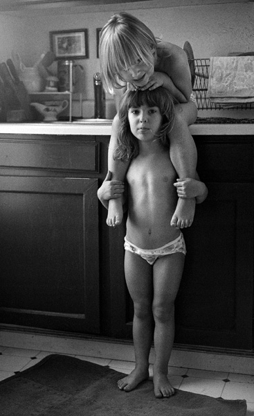 Twins at home