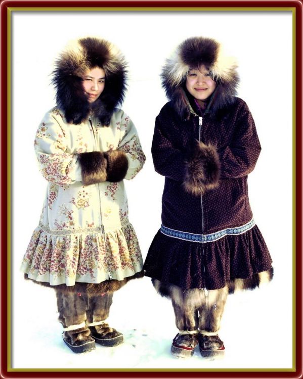 Two Inupiaq Girl-friends