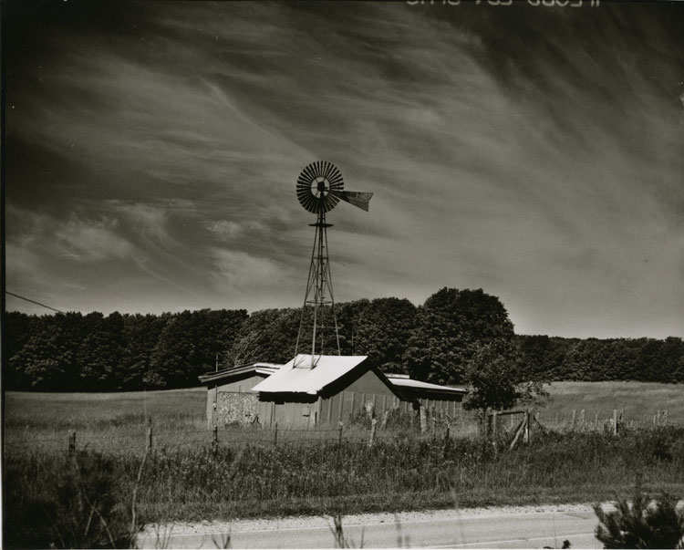U.P. Windmill B&W