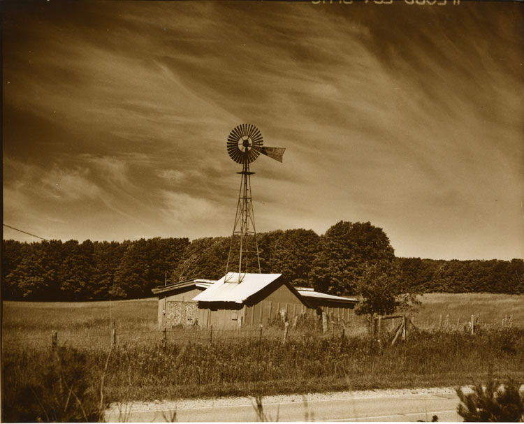 U.P. Windmill Sepia